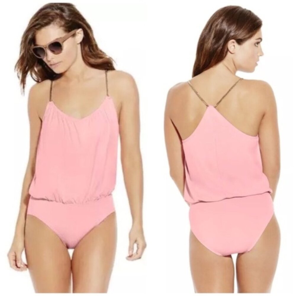 New Vince Camuto Collins Luxe chain strap one piece Size 8